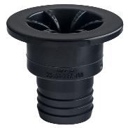 Return + grommet - Black footwell water return jets