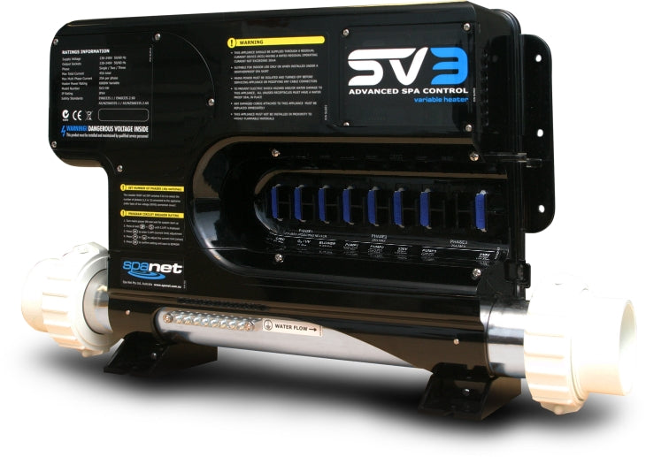 SV3 spa control unit 15 to 45 amp (6kw heater)